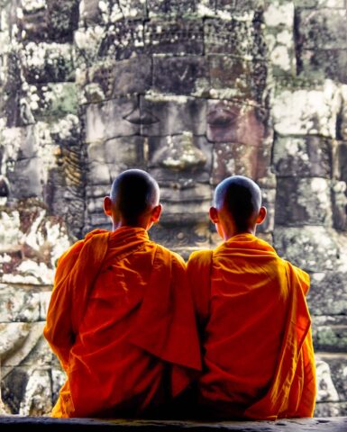 Two monks.