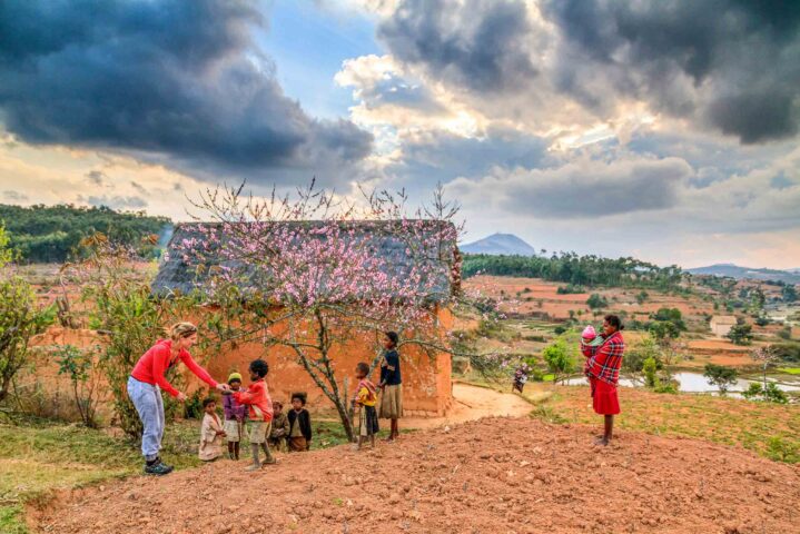 Kids in Madagascar.
